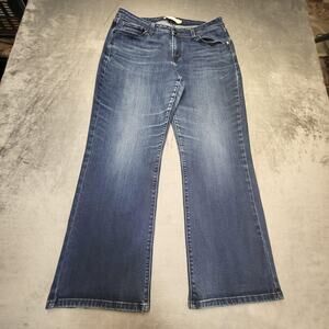Levi's 529 Curvy Bootcut Jeans Womens 16 Blue Stretch Denim Classic 5-Pocket